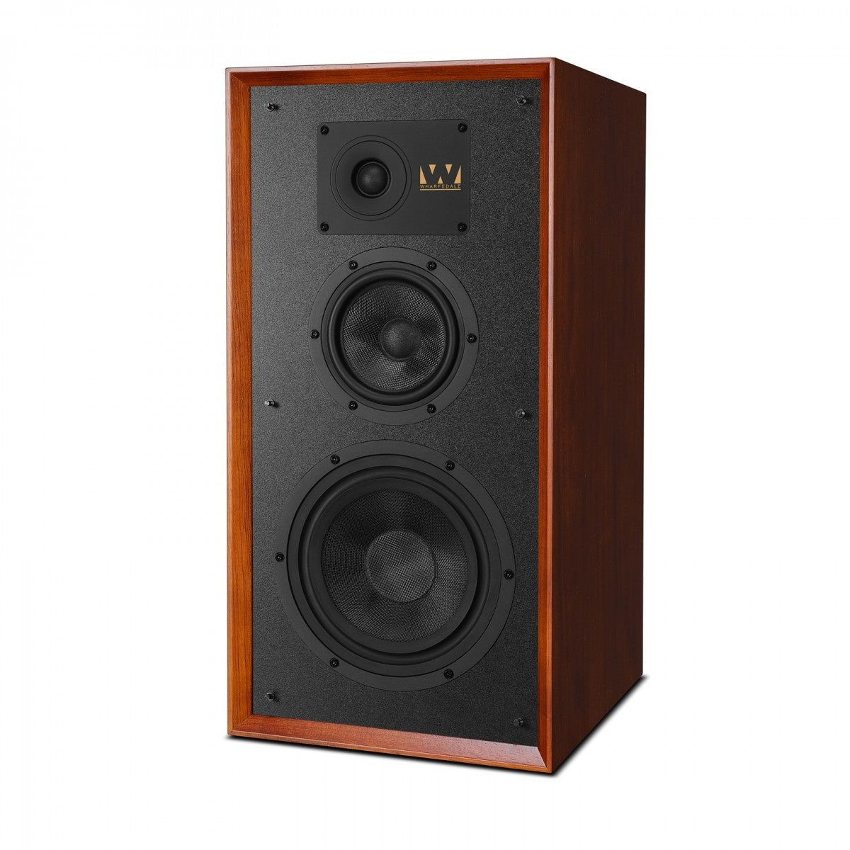 Wharfedale Super Linton Heritage Standmount Speakers with Matching Stands - Mahogany Mahogany