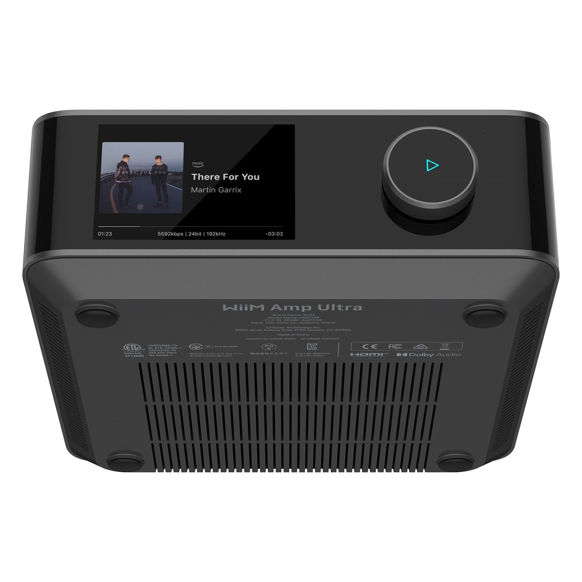 WiiM AMP ULTRA 100W High-Performance Streaming Amplifier Space Grey - Clearance