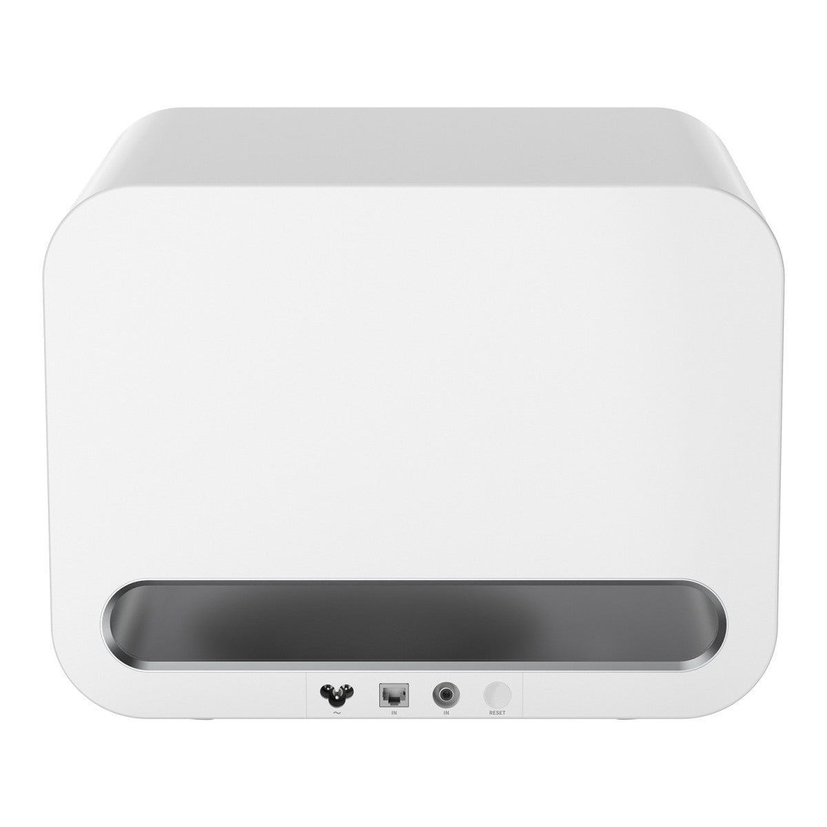 WiiM AMP ULTRA Streaming Amp Silver with WiiM Sound Mulitroom Speakers Pair & Sub Pro Subwoofer White HiFi Package Silver