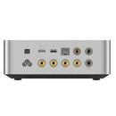 WiiM Amp Ultra Streaming Amplifier Silver with Monitor Audio Bronze 50 7G Bookshelf Speakers White Pair