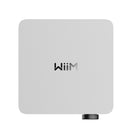 WiiM Amp Ultra Streaming Amplifier Silver with Monitor Audio Bronze 50 7G Bookshelf Speakers White Pair