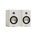 WiiM Amp Ultra Streaming Amplifier Silver with Monitor Audio Bronze 50 7G Bookshelf Speakers White Pair