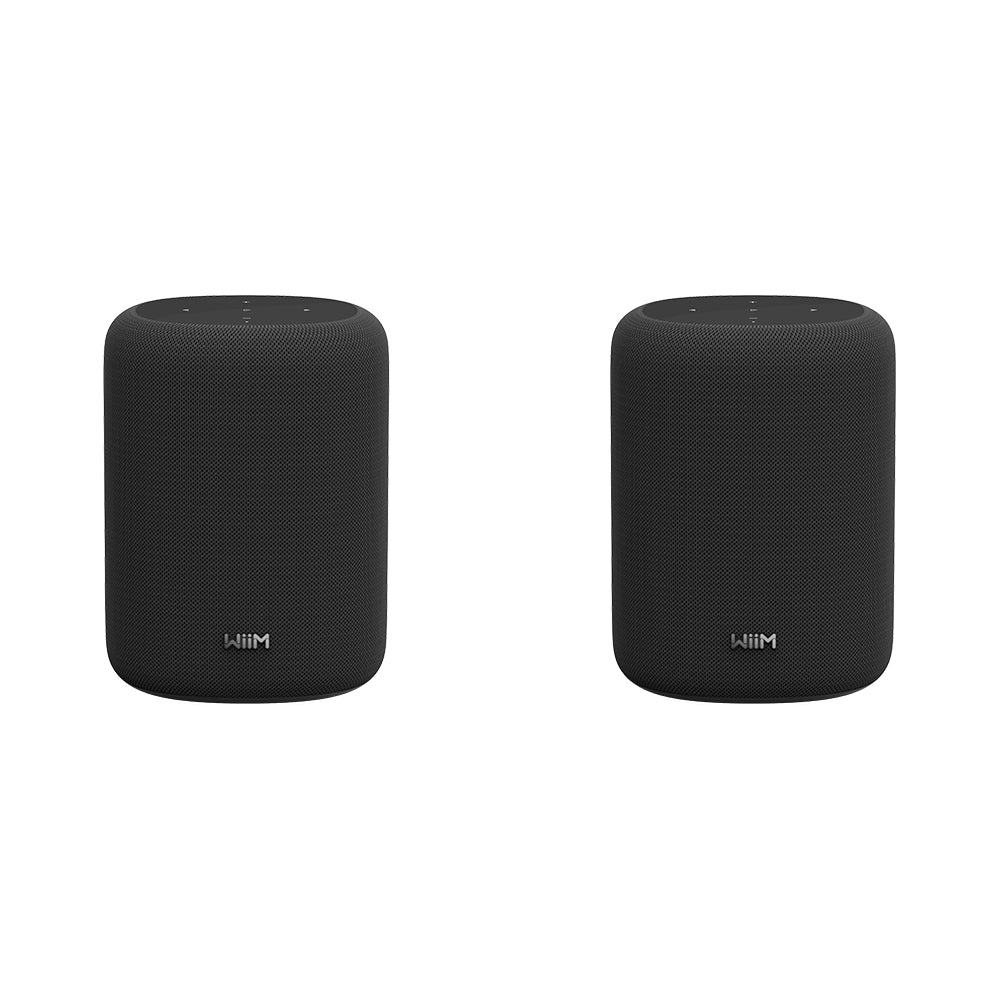 WiiM Sound Lite Wireless Multiroom Smart Speaker Twin Pack - Black Black