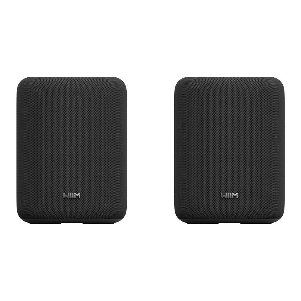 WiiM Sound Lite Wireless Multiroom Smart Speaker Twin Pack - Black