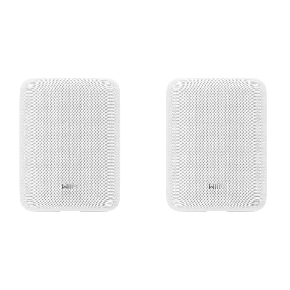 WiiM Sound Lite Wireless Multiroom Smart Speaker Twin Pack - White White