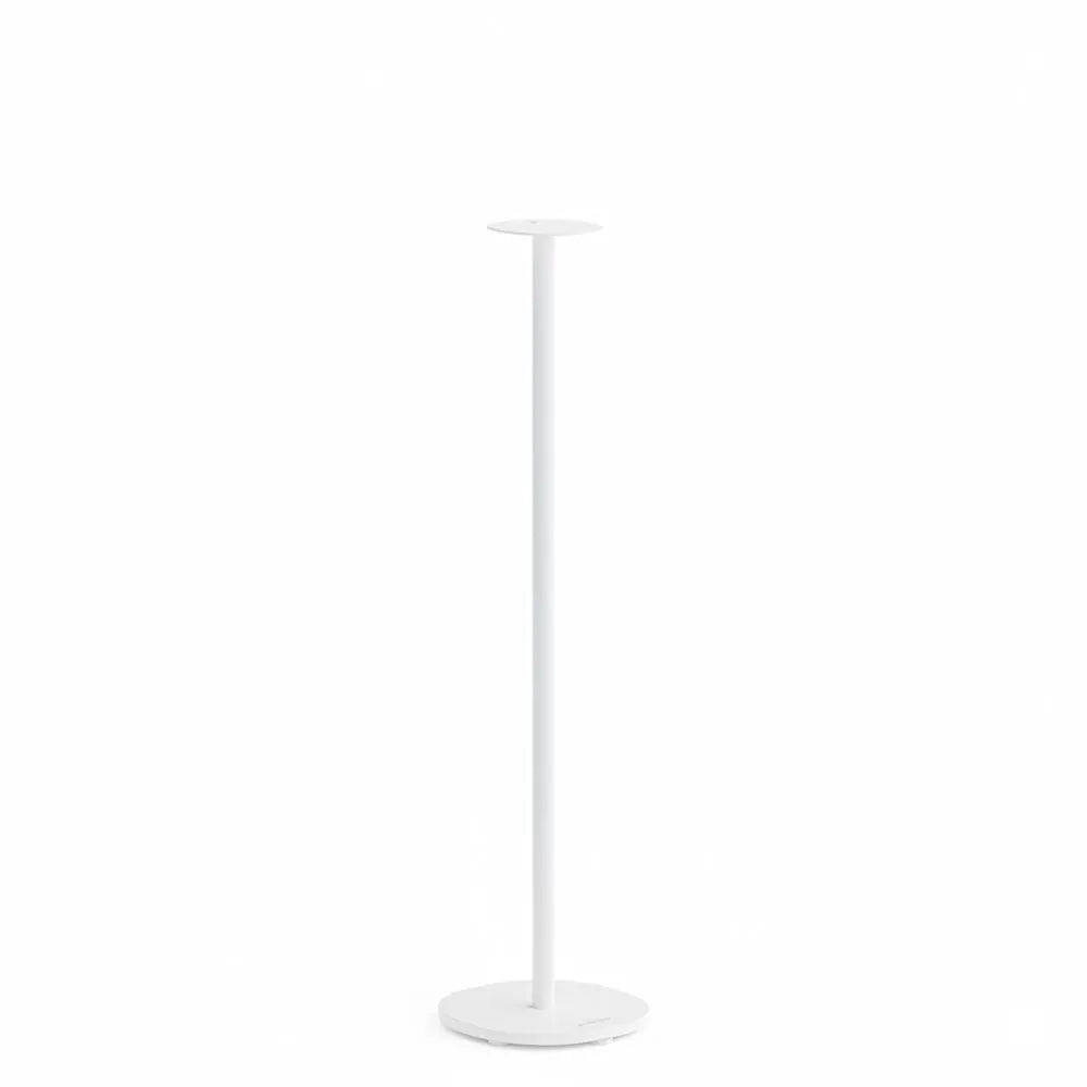 WiiM Sound Lite Wireless Smart Speaker with WiiM NorStone Floor Stand (Single) - White White
