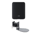 WiiM Sound Lite Wireless Smart Speaker with WiiM NorStone Wall Mount (Single) - Black