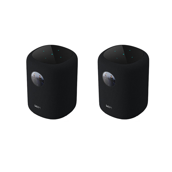 WiiM SOUND Wireless Multiroom Smart Speaker PAIR with Display - Black Black