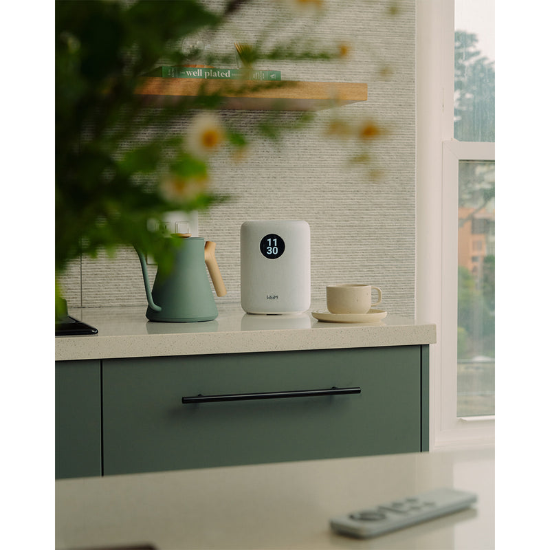 WiiM SOUND Wireless Multiroom Smart Speaker PAIR with Display - White White