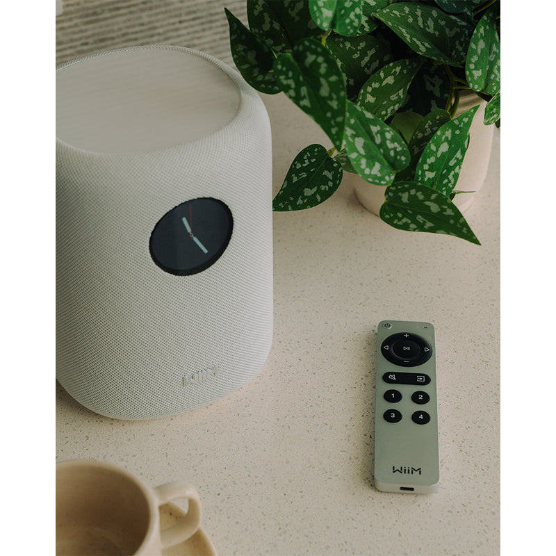 WiiM SOUND Wireless Multiroom Smart Speaker PAIR with Display - White White