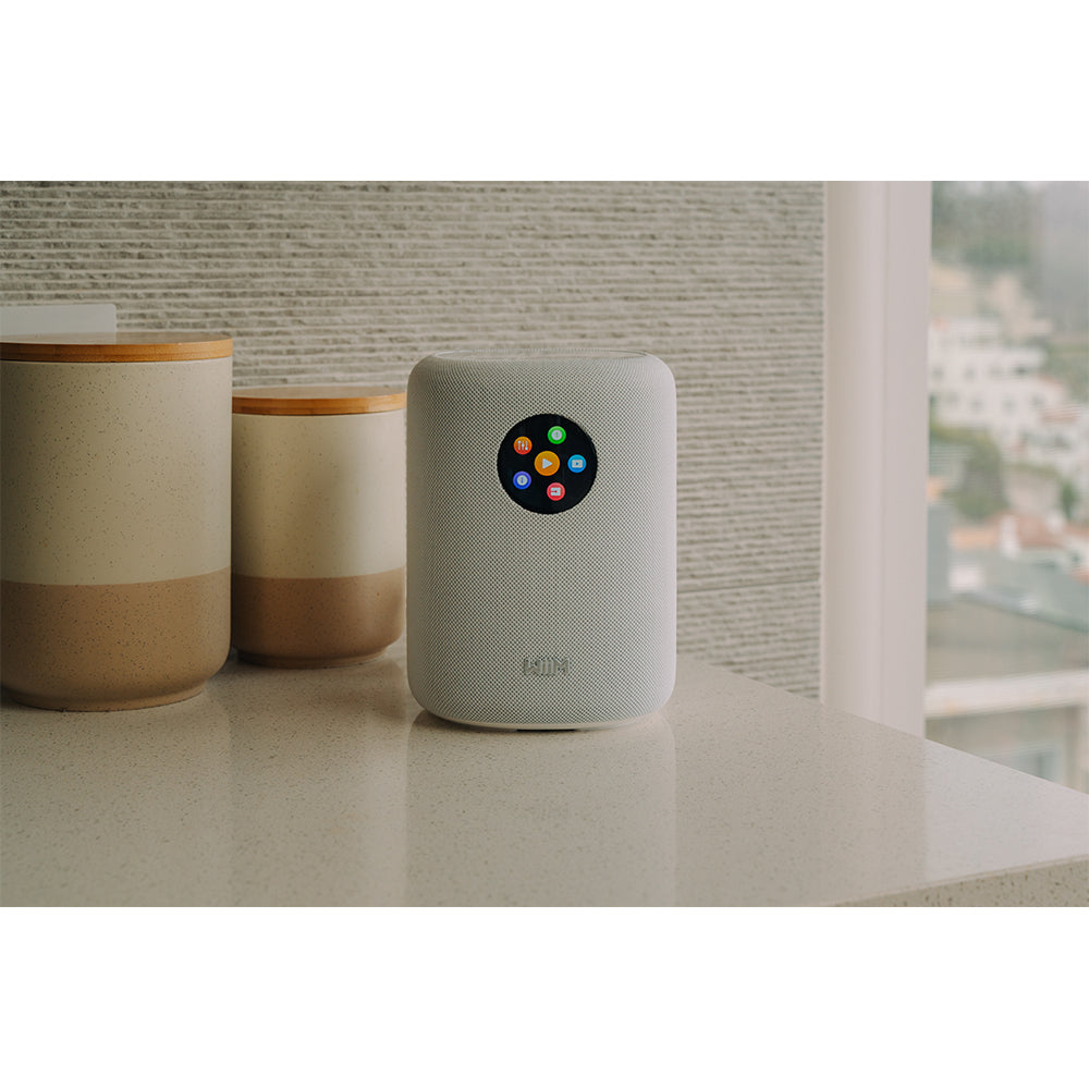 WiiM SOUND Wireless Multiroom Smart Speaker with Display -  White White
