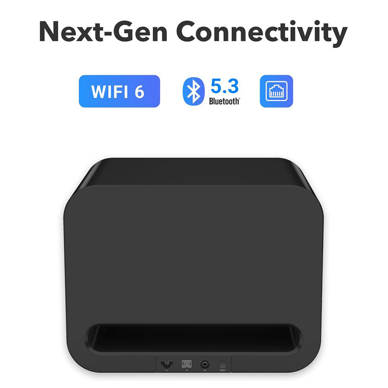 WiiM Sub Pro 8 Inch 250W Wireless Smart Subwoofer with Wi-Fi & Bluetooth - Black Black