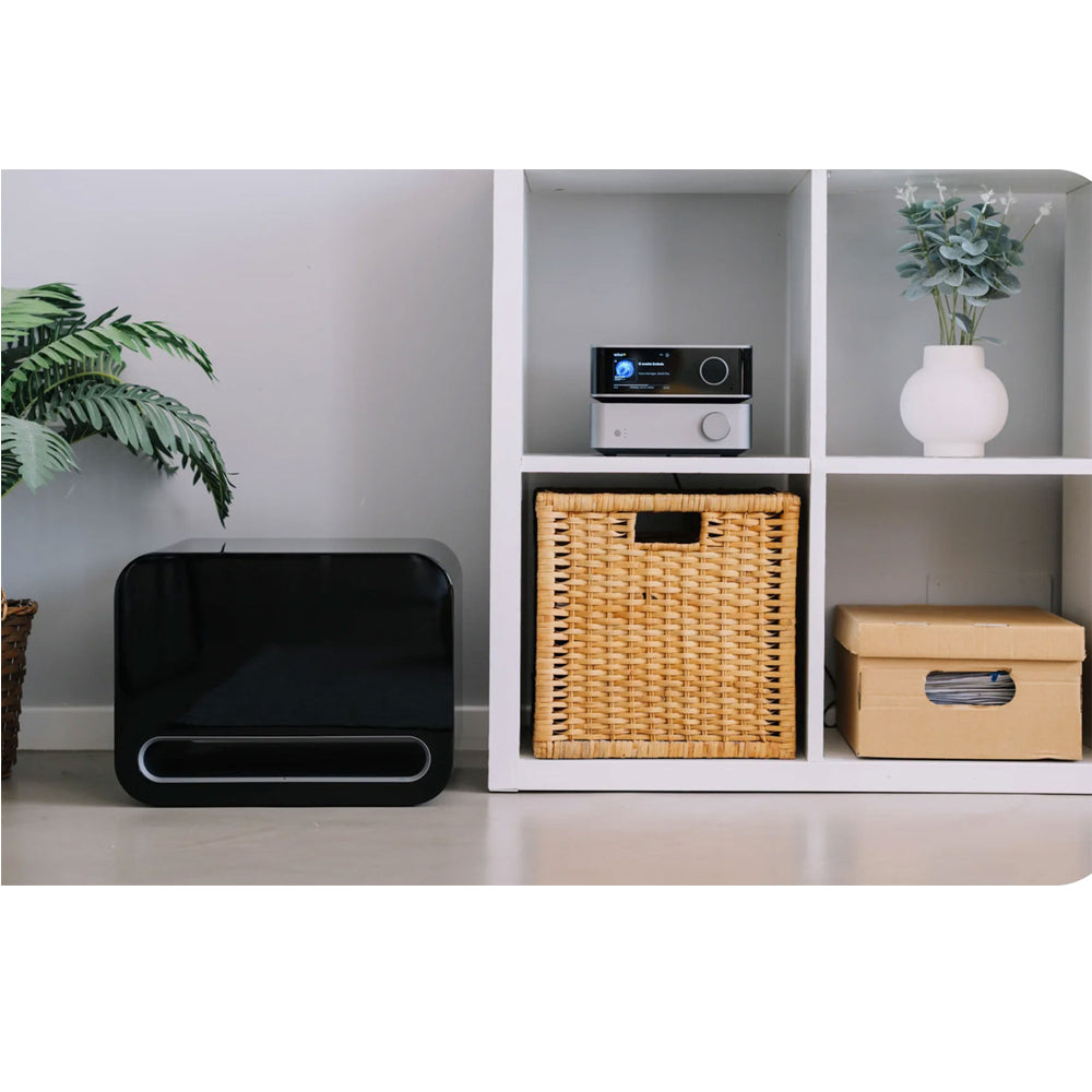 WiiM Sub Pro 8 Inch 250W Wireless Subwoofer Black - Clearance