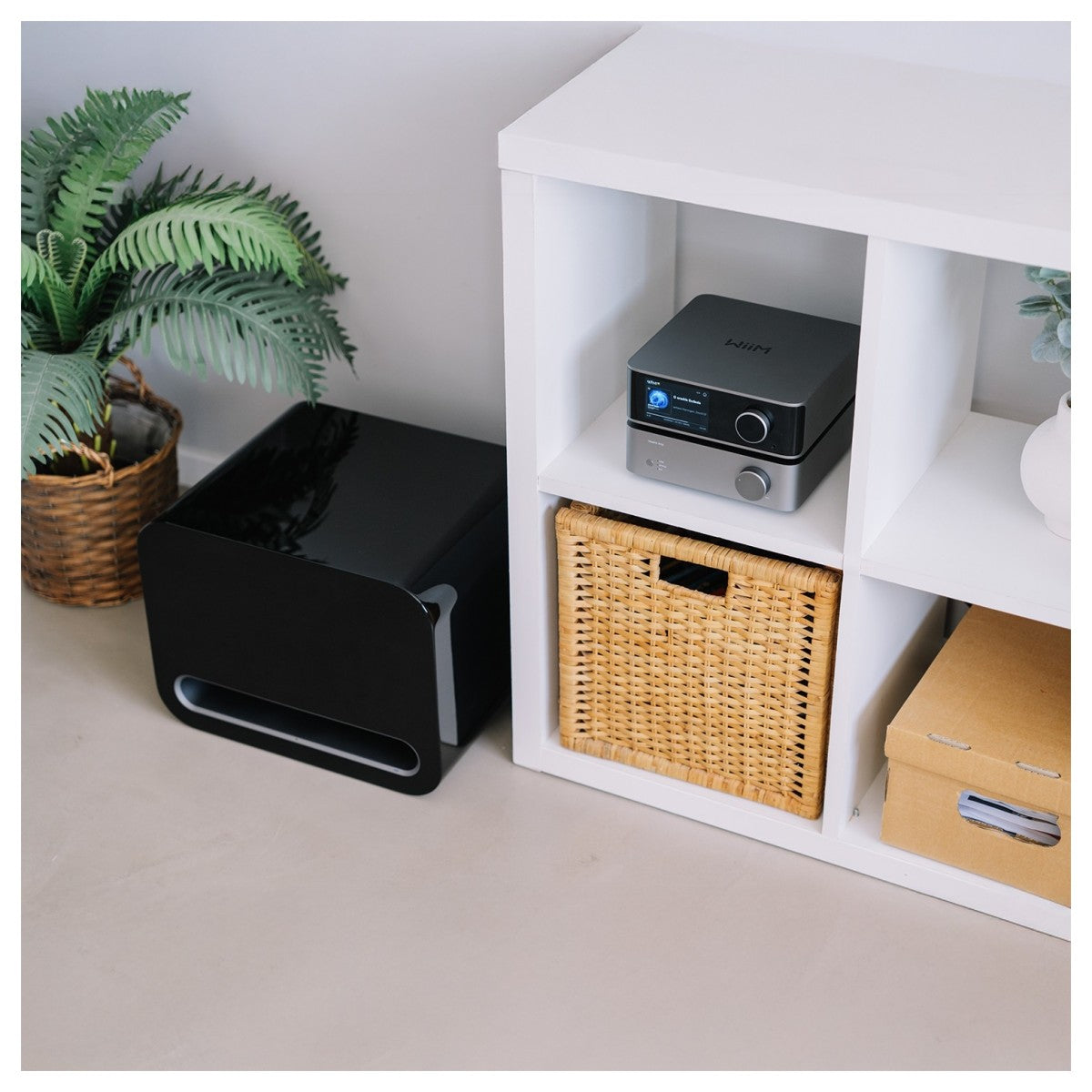 WiiM Sub Pro 8 Inch 250W Wireless Subwoofer Black - Clearance