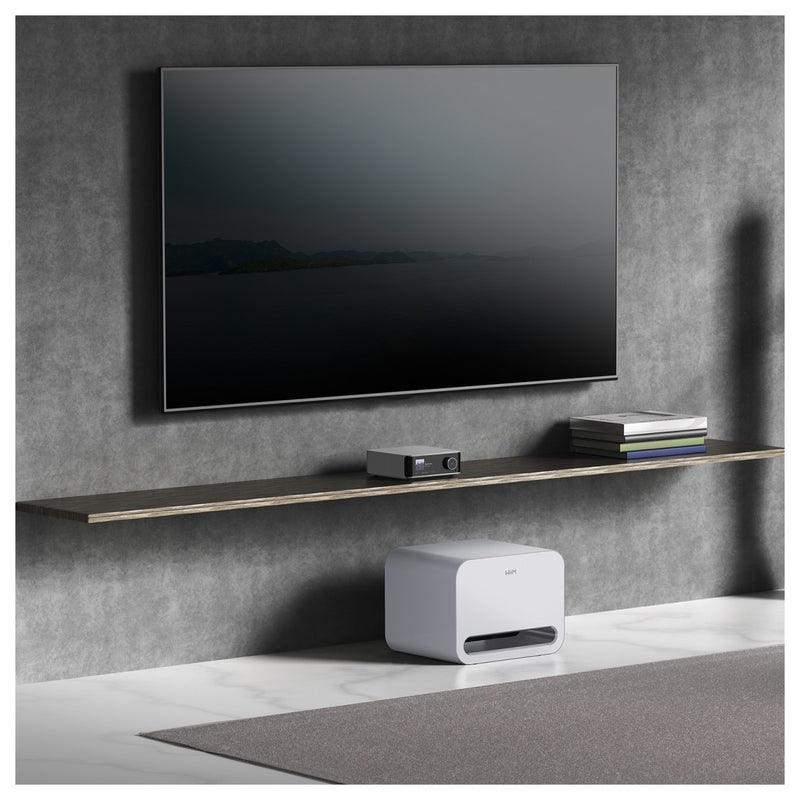 WiiM Sub Pro 8 Inch 250W Wireless Smart Subwoofer with Wi-Fi & Bluetooth - White White