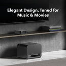 WiiM Sub Pro Wireless Subwoofer with WiiM SOUND Wireless Multiroom Smart Speakers Pair - Black Black