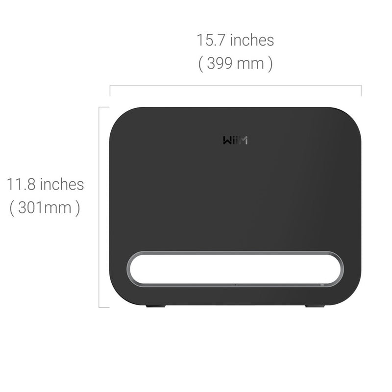 WiiM Sub Pro Wireless Subwoofer with WiiM SOUND Wireless Multiroom Smart Speakers Pair - Black Black