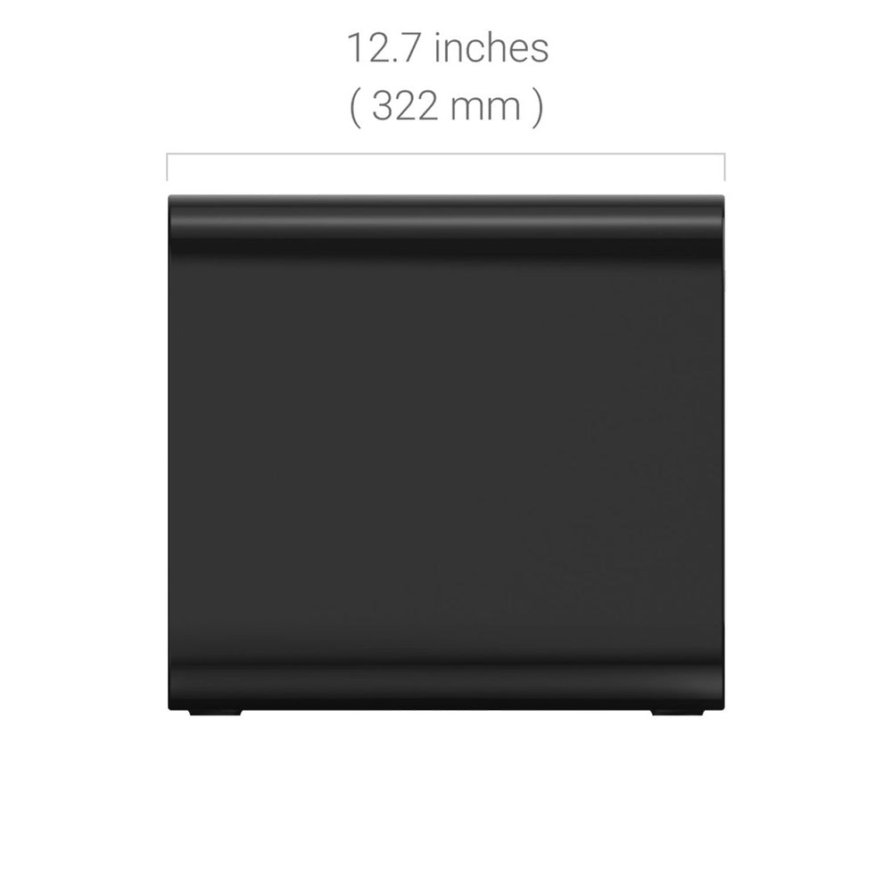 WiiM Sub Pro Wireless Subwoofer with WiiM SOUND Wireless Multiroom Smart Speakers Pair - Black Black