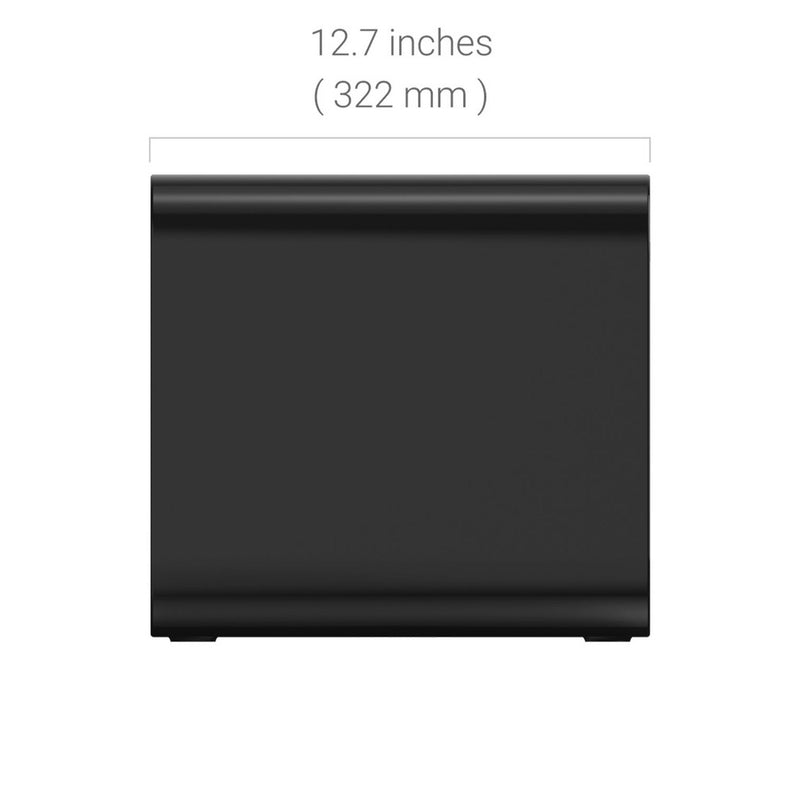 WiiM Sub Pro Wireless Subwoofer with WiiM SOUND Wireless Multiroom Smart Speakers Pair - Black Black