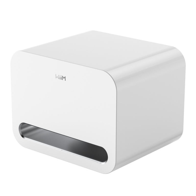 WiiM Sub Pro Wireless Subwoofer with WiiM SOUND Wireless Multiroom Smart Speakers Pair - White White