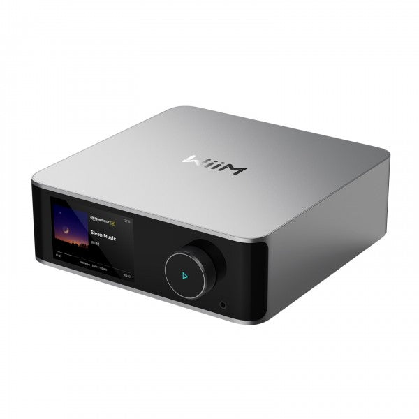 WiiM Vibelink Stereo Amplifier with Ultra Music Streamer Silver and Klipsch R-60M Speakers HiFi Bundle