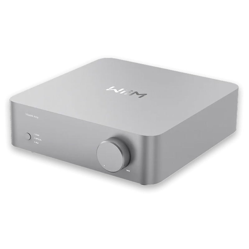 WiiM Vibelink Stereo Amplifier with Ultra Music Streamer Silver and Klipsch R-60M Speakers HiFi Bundle