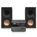WiiM Vibelink Stereo Amplifier with Ultra Music Streamer Space Grey and Klipsch R-60M Speakers HiFi Bundle