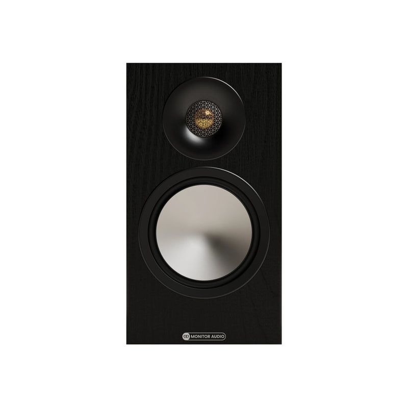 Yamaha AS501 Integrated Amplifier with Monitor Audio Bronze 50 7G Bookshelf Speakers Pair Black HiFi Package