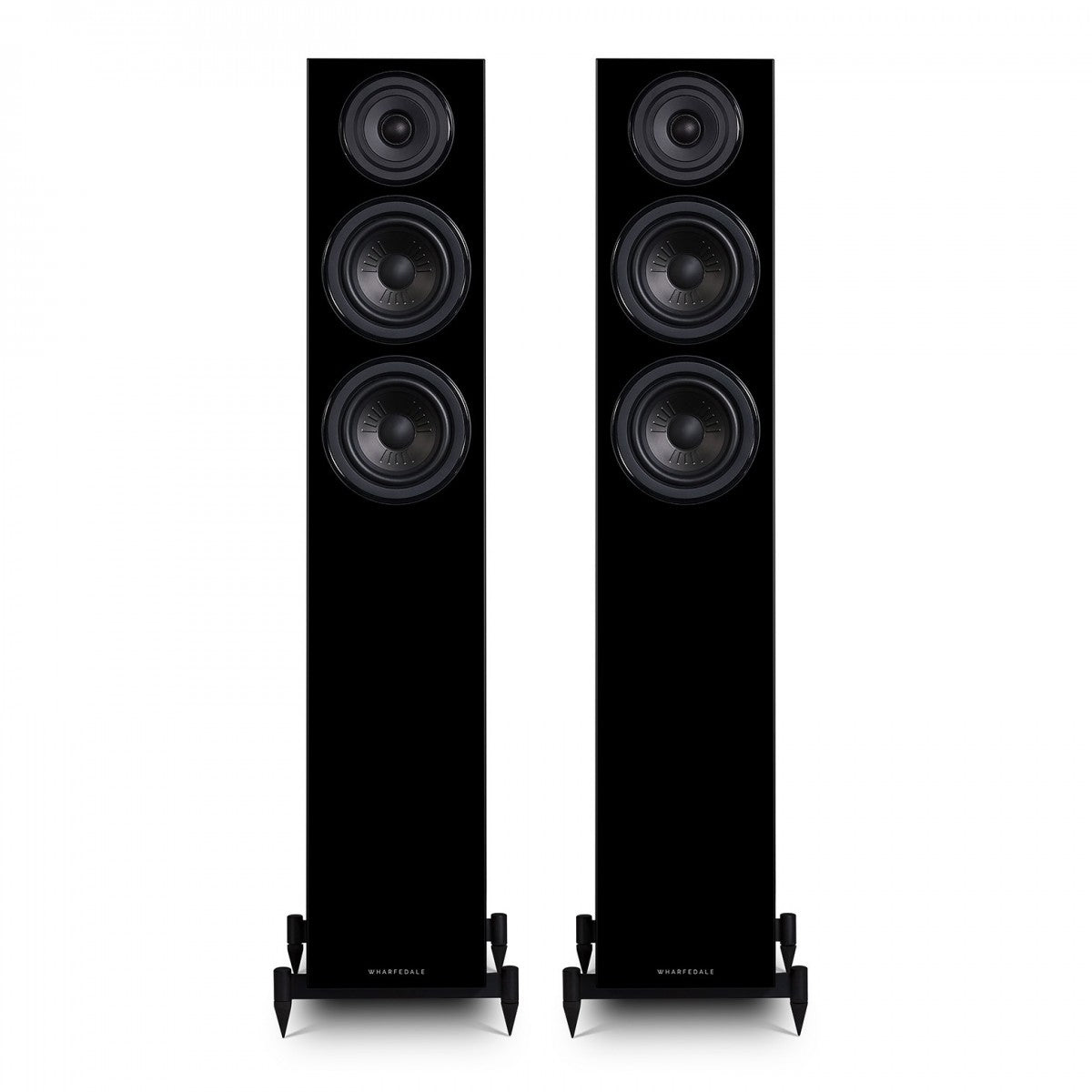 Yamaha AS501 Integrated Amplifier with Wharfedale Diamond 12.3 Floorstanding Speakers Pair Black HiFi Package