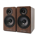 Yamaha AS501 Integrated Stereo Amplifier with Acoustic Energy AE100 MK2 Bookshelf Speakers Pair Walnut HiFi Package