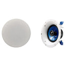 Yamaha NSIC600 In-Ceiling Speakers in White (Pair) 6 Inch