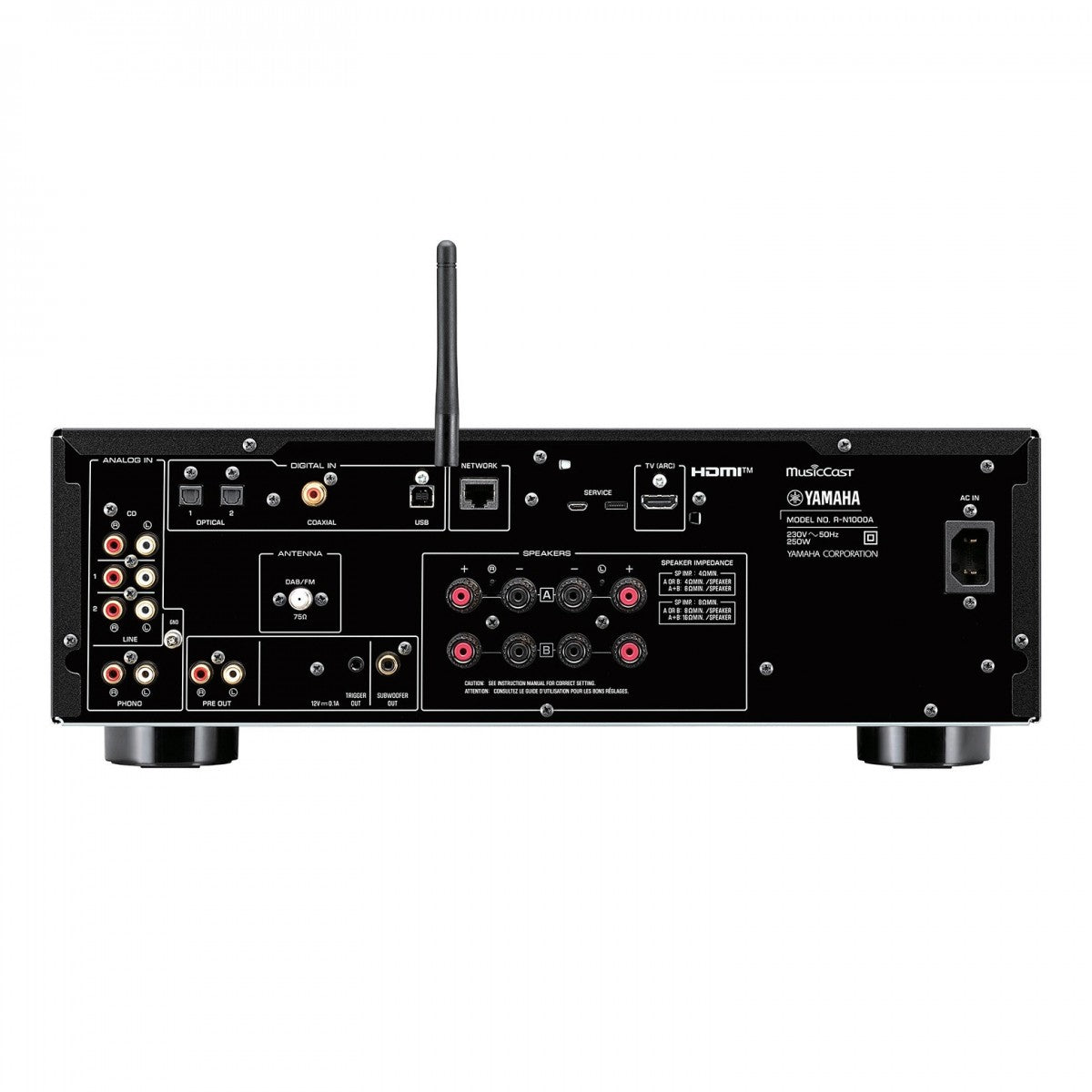 Yamaha R-N1000A Network Stereo Receiver Black Black