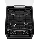 Zanussi ZCG43250BA Gas Cooker with Double Oven Black Black
