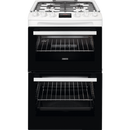 Zanussi ZCG43250WA Gas Cooker with Double Oven White White