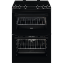 Zanussi ZCI66080BA Induction Electric Cooker with Double Oven