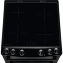 Zanussi ZCI66080BA Induction Electric Cooker with Double Oven