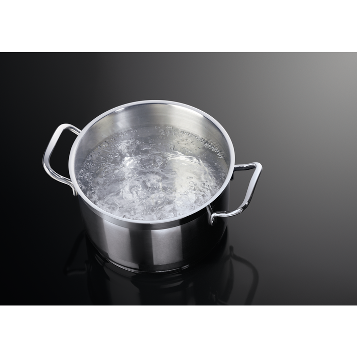 Zanussi ZCI66280BA Electric Cooker with Induction Hob Black Black