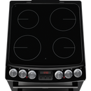 Zanussi ZCV46250XA Ceramic Electric Cooker with Double Oven Stainless Steel Stainless Steel