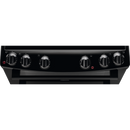 Zanussi ZCV66050BA Ceramic Electric Cooker with Double Oven Black Black