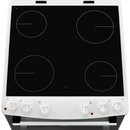 Zanussi ZCV66050WA Ceramic Electric Cooker with Double Oven White White