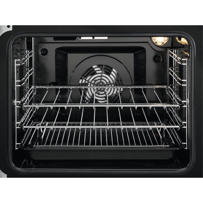 Zanussi ZCV66050WA Ceramic Electric Cooker with Double Oven White White