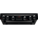 Zanussi ZCV66250BA Ceramic Electric Cooker with Double Oven Black Black