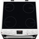 Zanussi ZCV66250WA Ceramic Electric Cooker with Double Oven White White