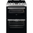 Zanussi ZCV66250XA Ceramic Electric Cooker With Double Oven Stainless Steel Stainless Steel