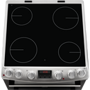 Zanussi ZCV66250XA Ceramic Electric Cooker With Double Oven Stainless Steel Stainless Steel