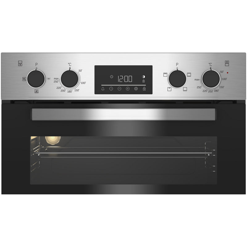 Beko CDFY22309X 60cm Built In Double Oven Stainless Steel