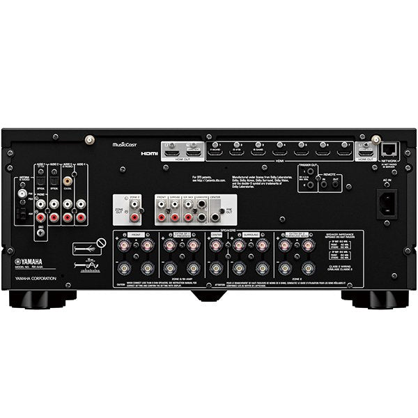 Yamaha RX-A4A A4A - 7.2 ch AVENTAGE AV Receiver with SURROUND:AI HDMI 7-in3-out the latest QCS407- Black