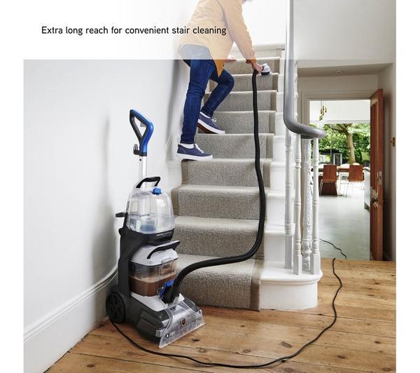 VAX CDCW-RPXLR Rapid Power 2 Reach Carpet Washer Blue and Grey