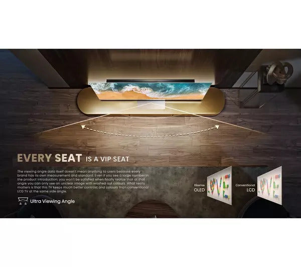 Hisense 55A85HTUK 55" 4K OLED Smart TV 2022
