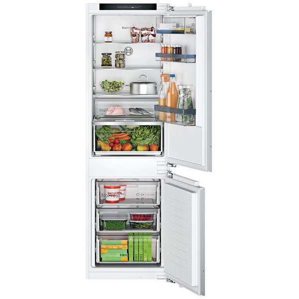 Bosch KIN86HFE0 Serie 4 Built-in fridge-freezer with freezer at bottom 177.2 x 54.1 cm flat hinge